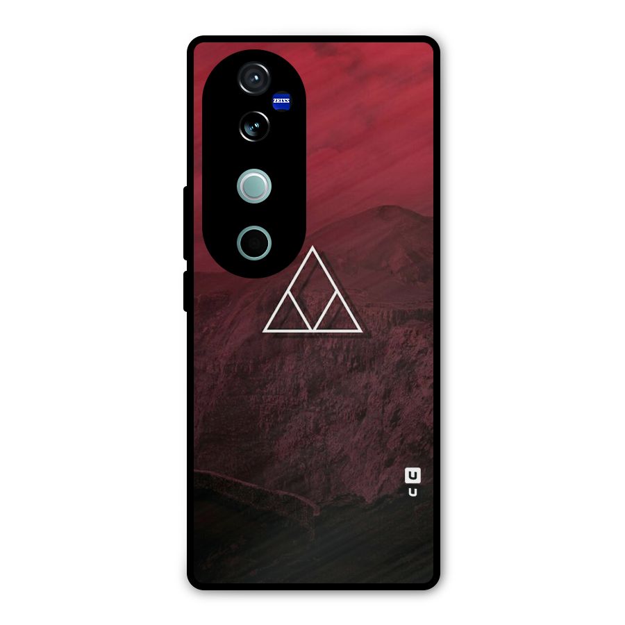 Red Hills Metal Back Case for Vivo V40