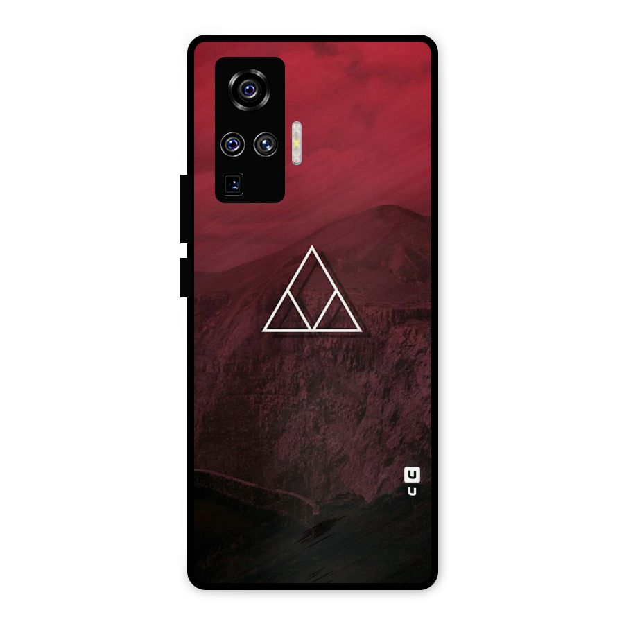 Red Hills Metal Back Case for Vivo X50 Pro