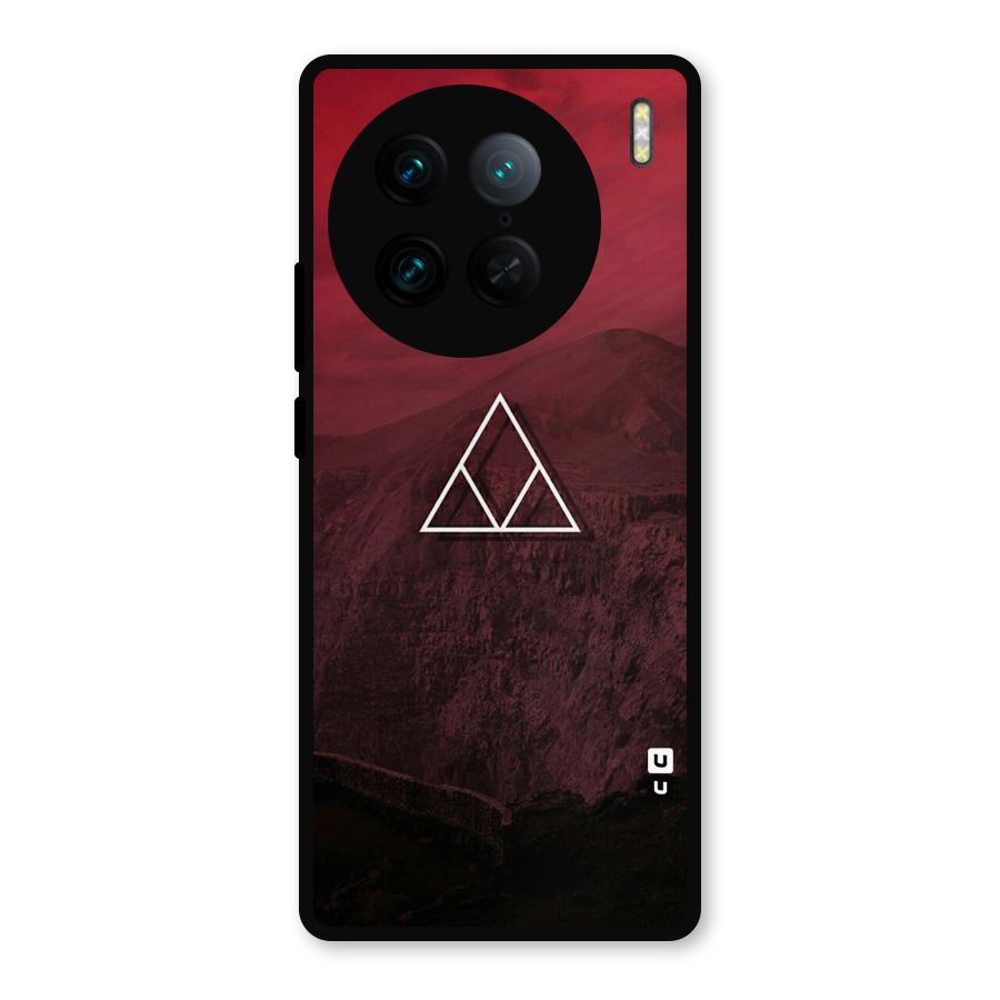 Red Hills Metal Back Case for Vivo X90 Pro