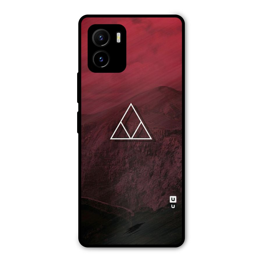Red Hills Metal Back Case for Vivo Y15s