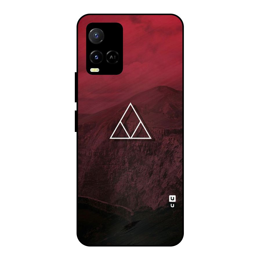 Red Hills Metal Back Case for Vivo Y21T