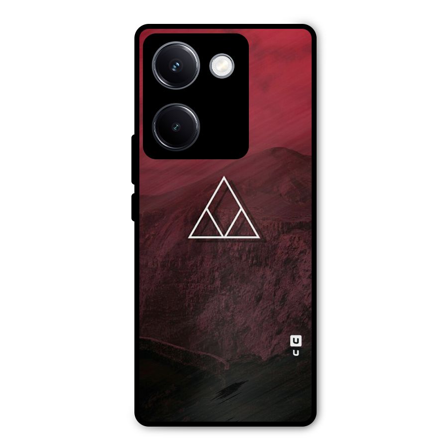 Red Hills Metal Back Case for Vivo Y300 Plus
