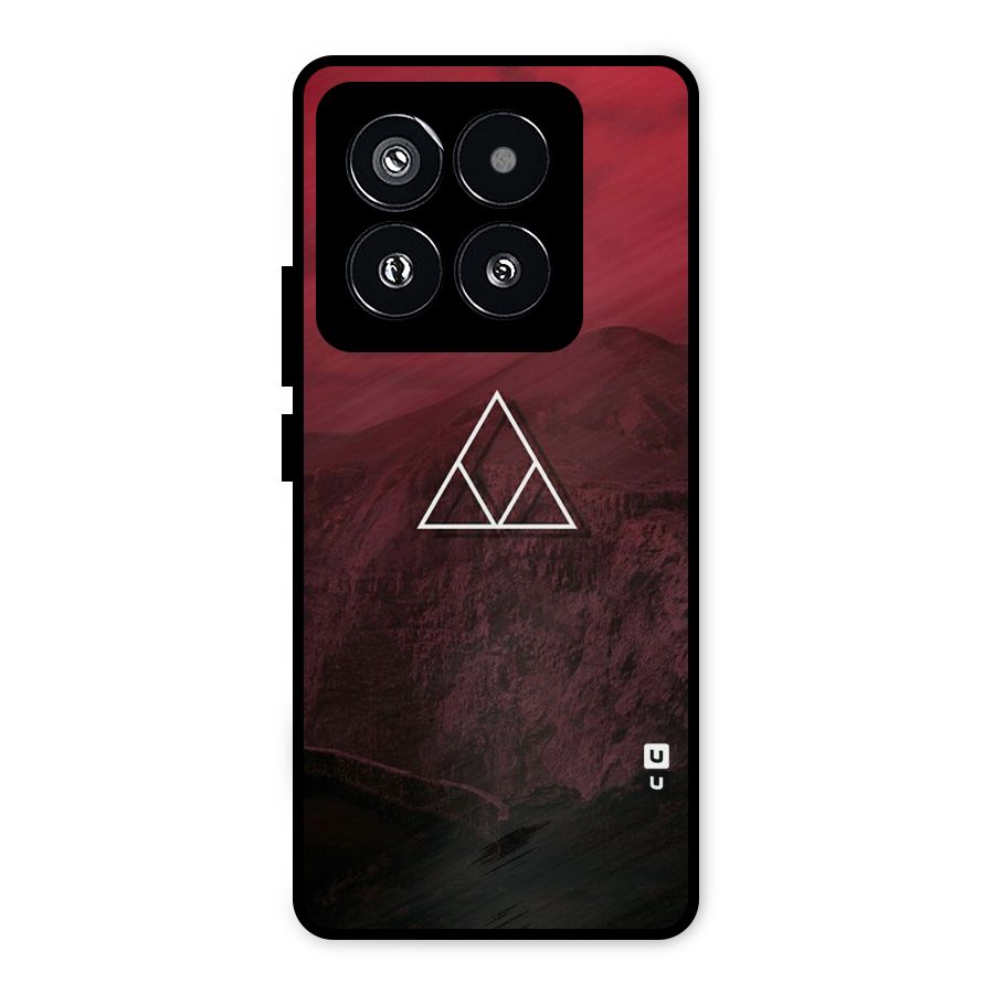 Red Hills Metal Back Case for Xiaomi 14 Pro