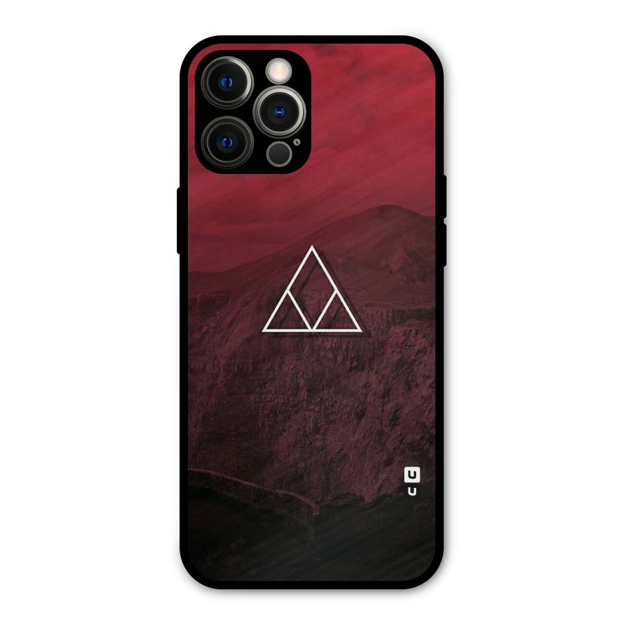 Red Hills Metal Back Case for iPhone 12 Pro Max