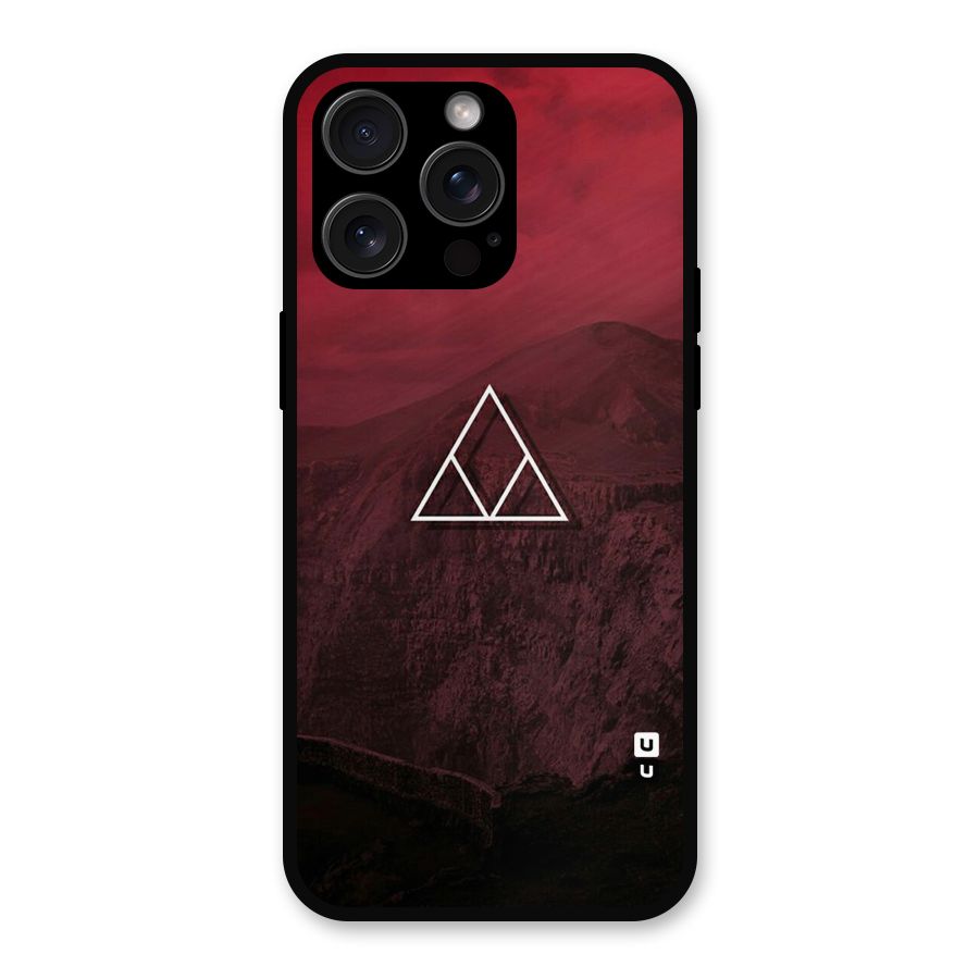 Red Hills Metal Back Case for iPhone 15 Pro Max