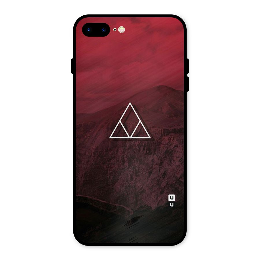Red Hills Metal Back Case for iPhone 8 Plus