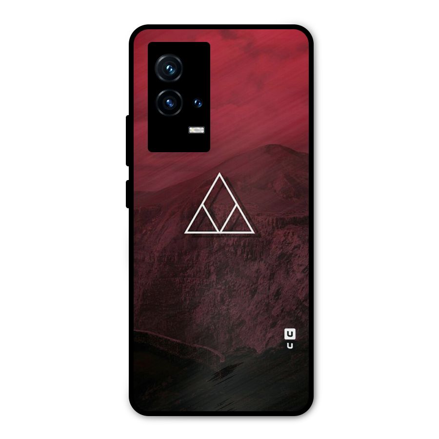 Red Hills Metal Back Case for iQOO 9 5G