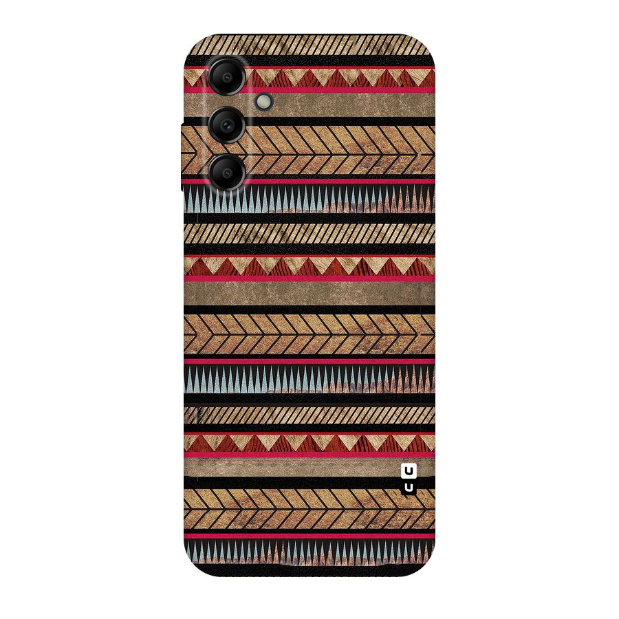Red Indie Pattern Original Polycarbonate Back Case for Galaxy A14 5G