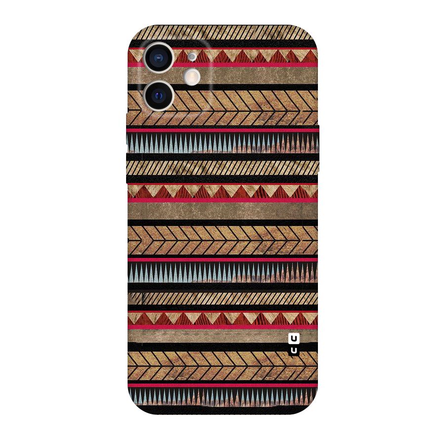 Red Indie Pattern Original Polycarbonate Back Case for iPhone 12