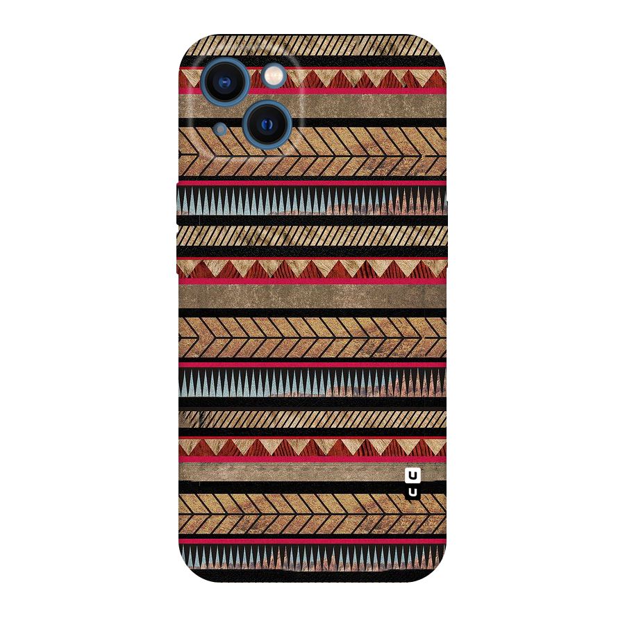 Red Indie Pattern Original Polycarbonate Back Case for iPhone 13