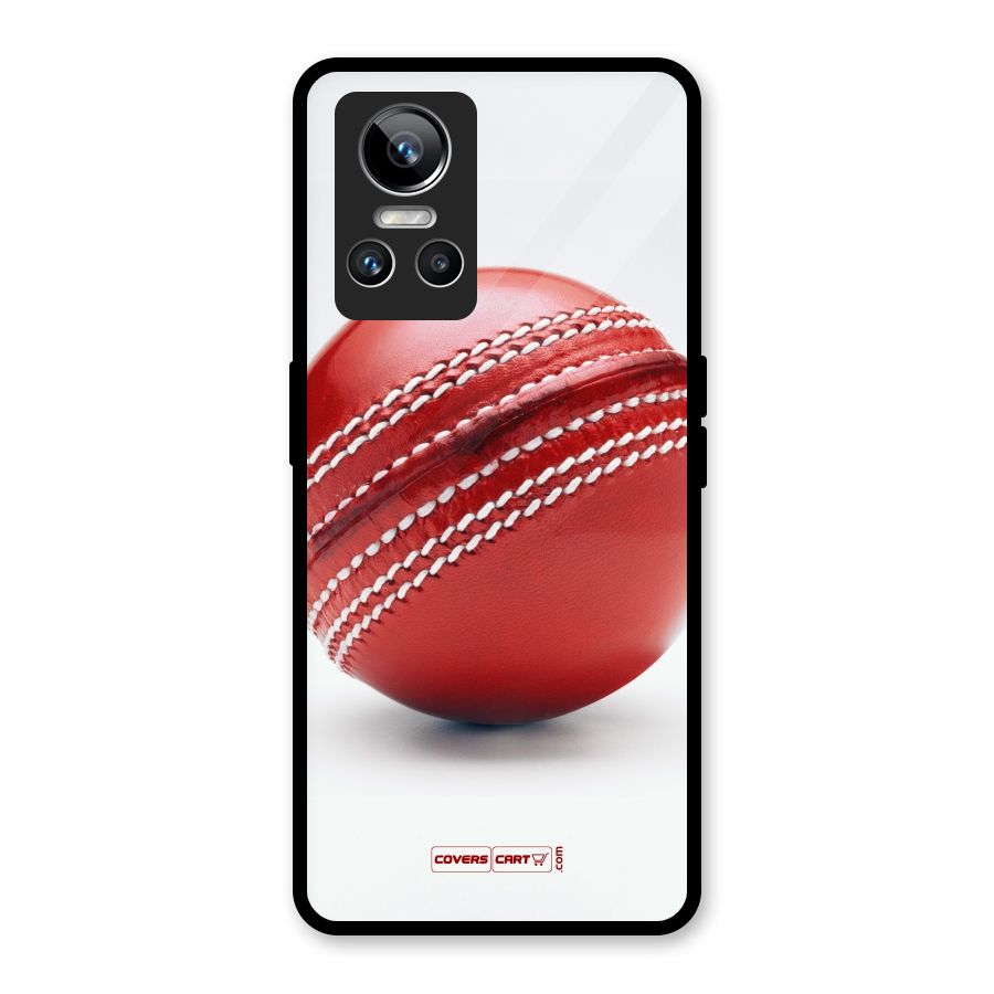 Red International Cricket Ball Glass Back Case for Realme GT Neo 3