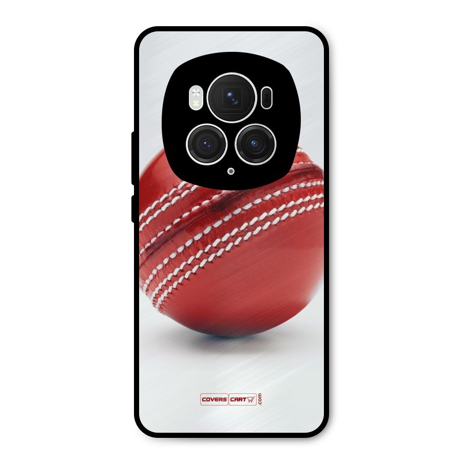 Red International Cricket Ball Metal Back Case for Honor Magic6 Pro