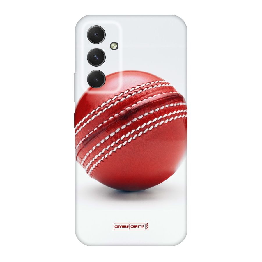 Red International Cricket Ball Original Polycarbonate Back Case for Galaxy A54