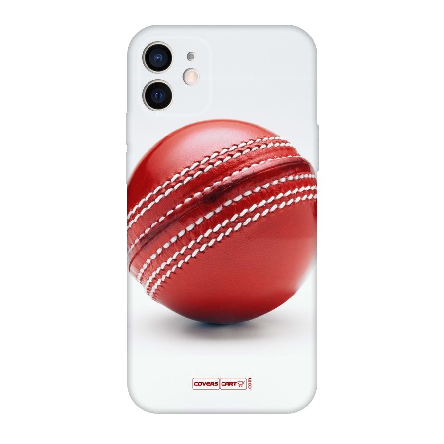 Red International Cricket Ball Original Polycarbonate Back Case for iPhone 12