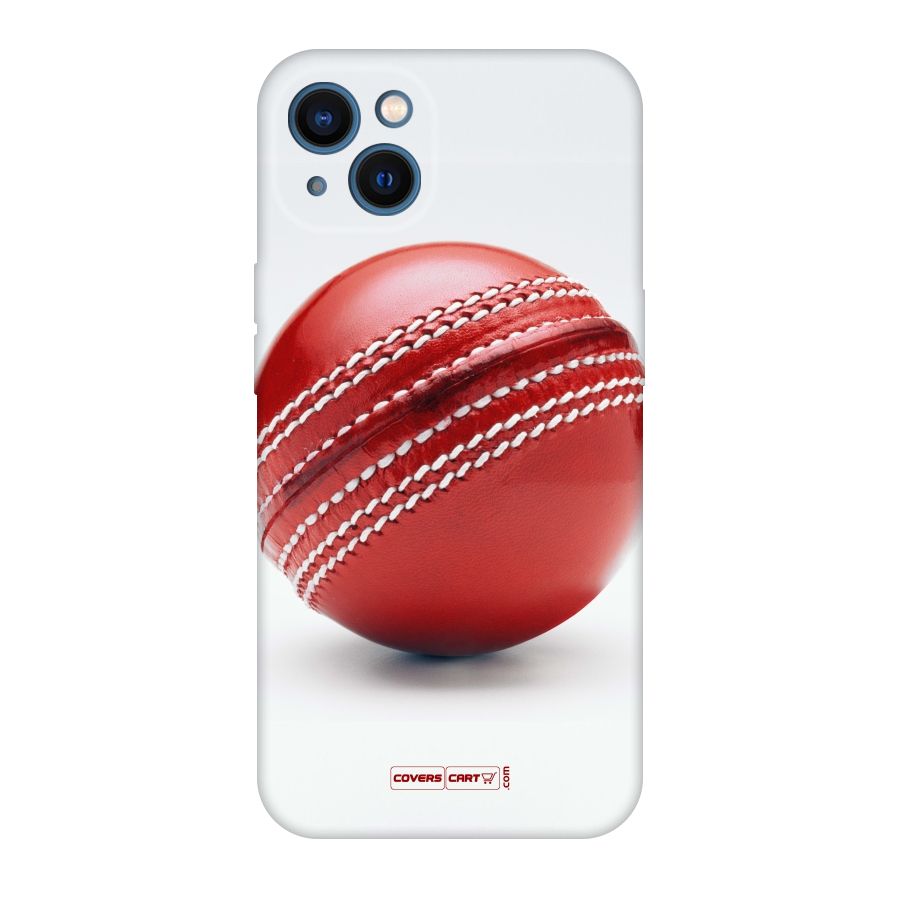 Red International Cricket Ball Original Polycarbonate Back Case for iPhone 13