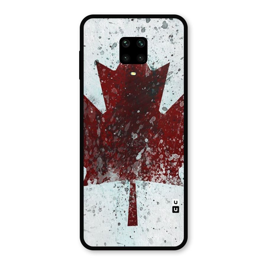 Red Maple Snow Metal Back Case for Redmi Note 10 Lite
