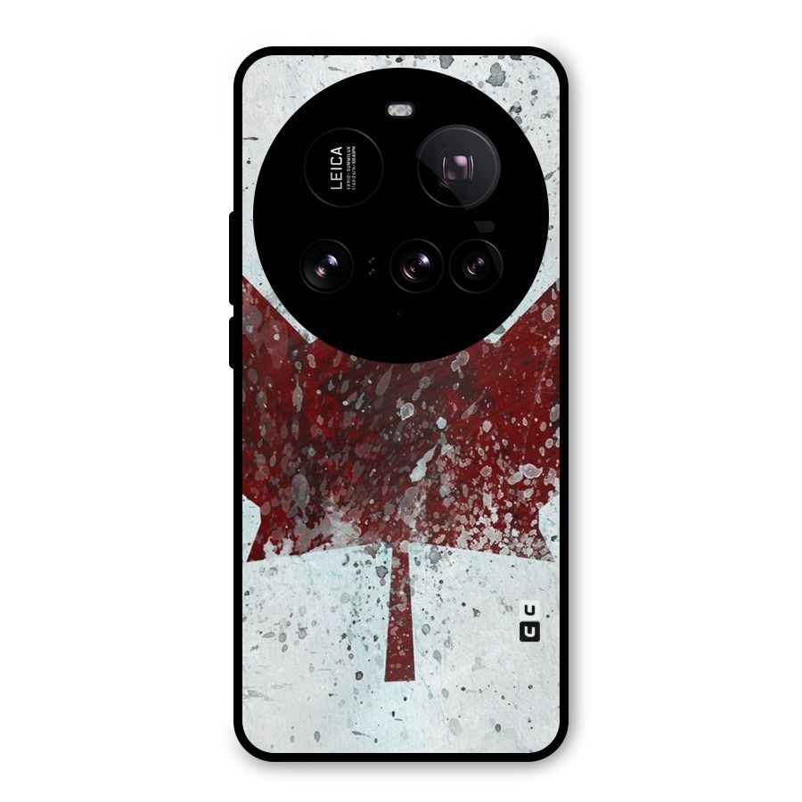 Red Maple Snow Metal Back Case for Xiaomi 15 Ultra