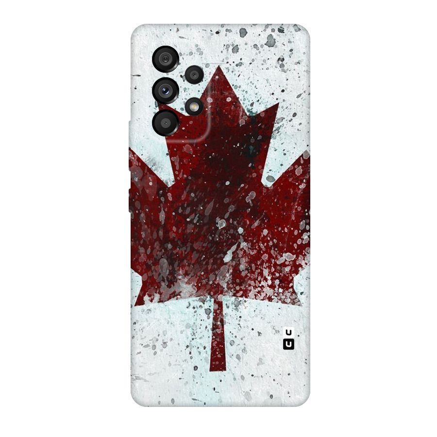 Red Maple Snow Original Polycarbonate Back Case for Galaxy A53 5G