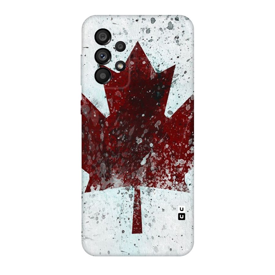 Red Maple Snow Original Polycarbonate Back Case for Galaxy A73 5G