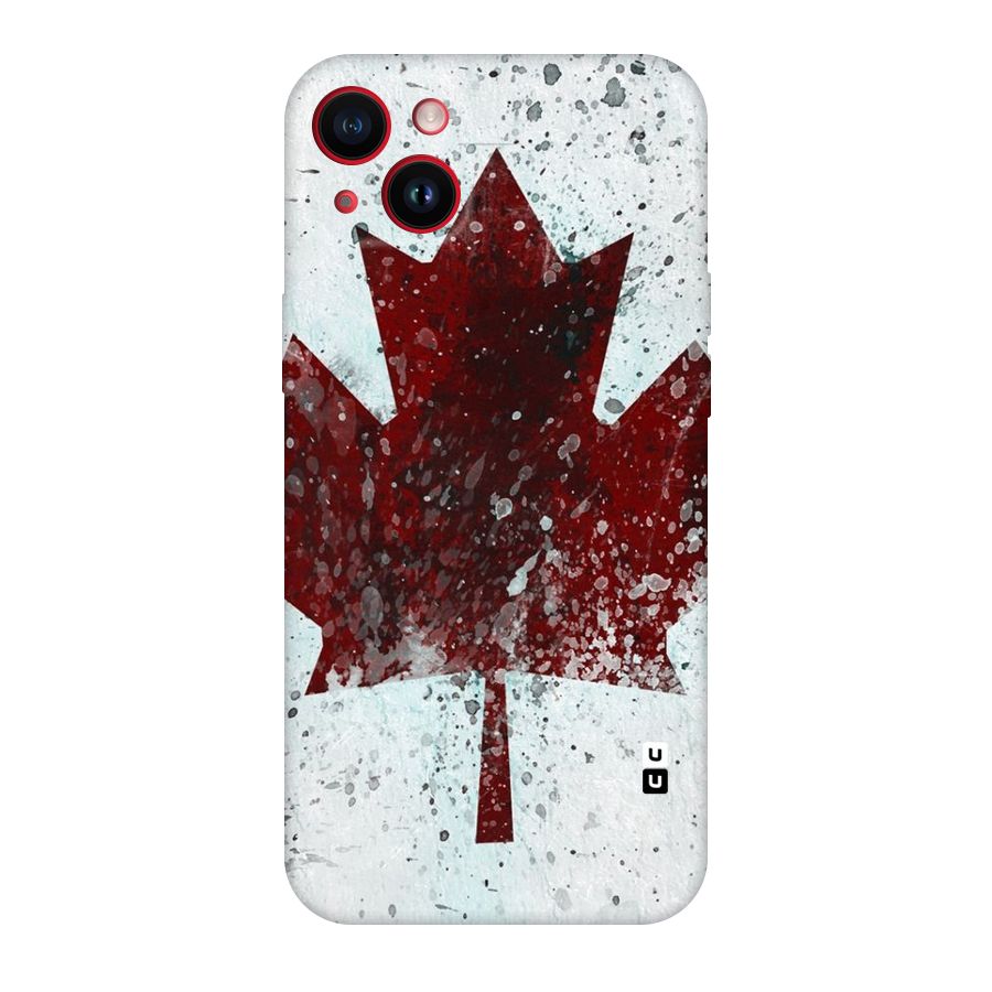 Red Maple Snow Original Polycarbonate Back Case for iPhone 14 Plus