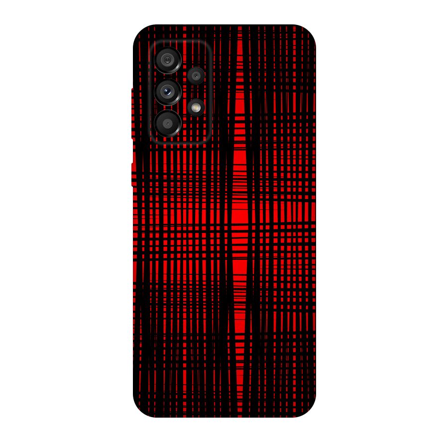 Red Net Design Original Polycarbonate Back Case for Galaxy A73 5G