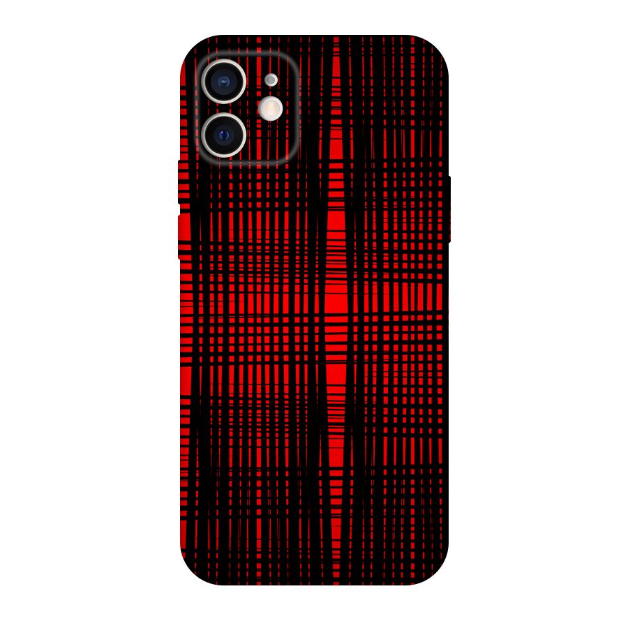 Red Net Design Original Polycarbonate Back Case for iPhone 12