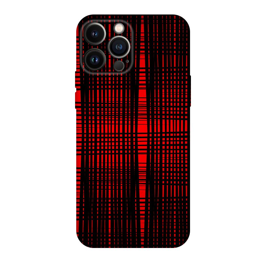 Red Net Design Original Polycarbonate Back Case for iPhone 13 Pro Max