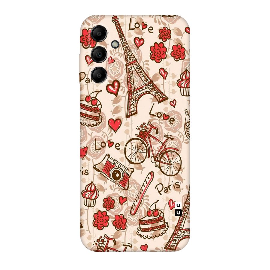 Red Peach City Original Polycarbonate Back Case for Galaxy A14 5G