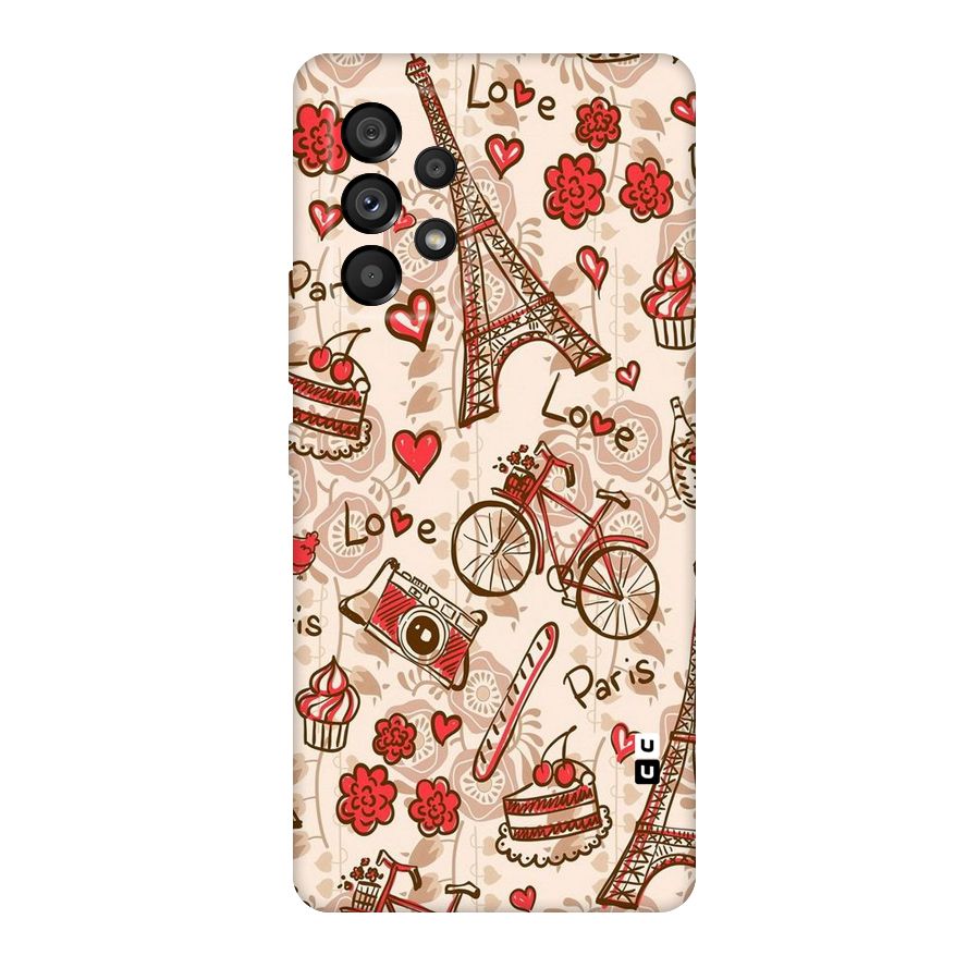 Red Peach City Original Polycarbonate Back Case for Galaxy A53 5G