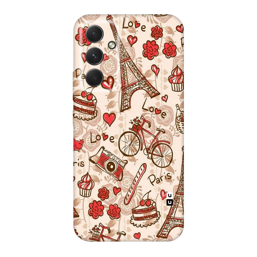 Red Peach City Original Polycarbonate Back Case for Galaxy A54