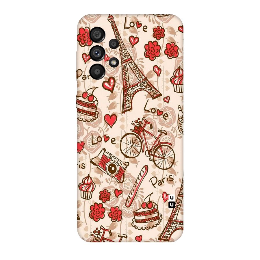 Red Peach City Original Polycarbonate Back Case for Galaxy A73 5G