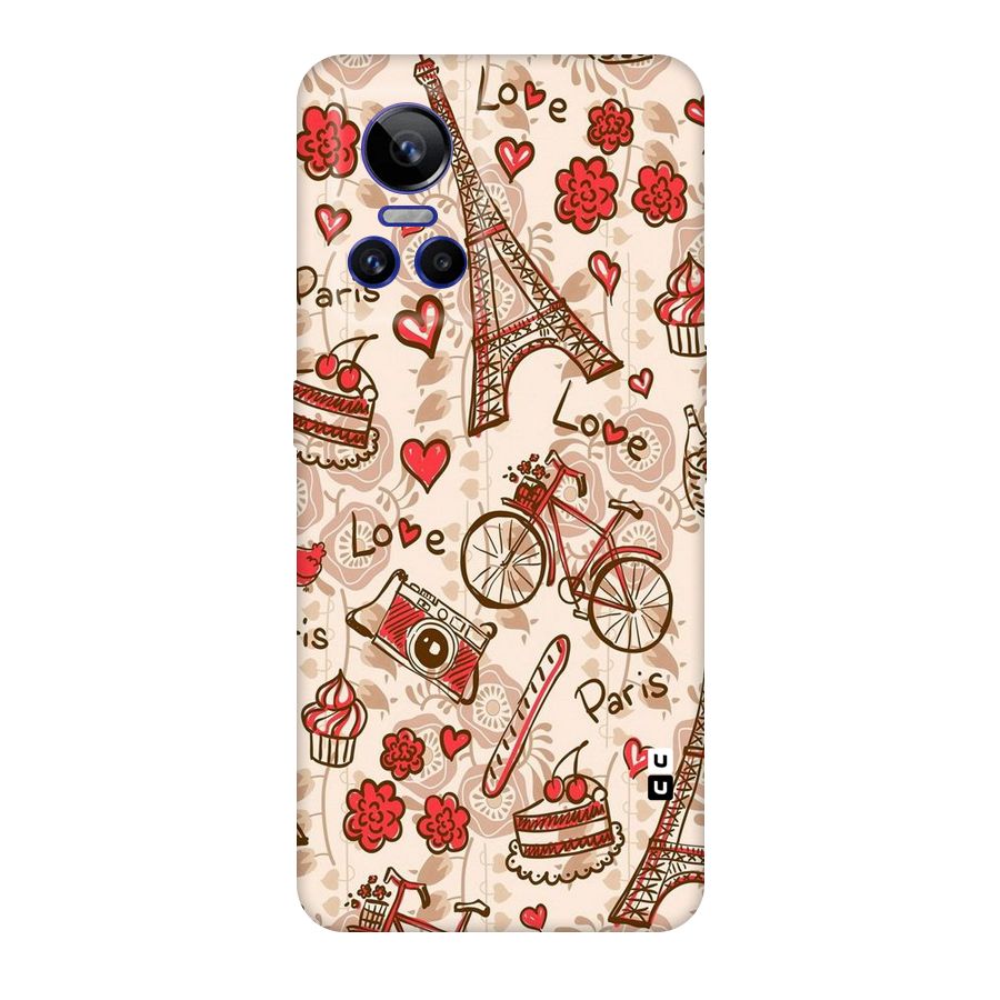 Red Peach City Original Polycarbonate Back Case for Realme GT Neo 3