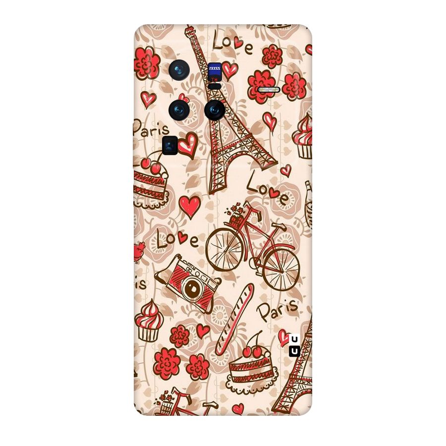 Red Peach City Original Polycarbonate Back Case for Vivo X80