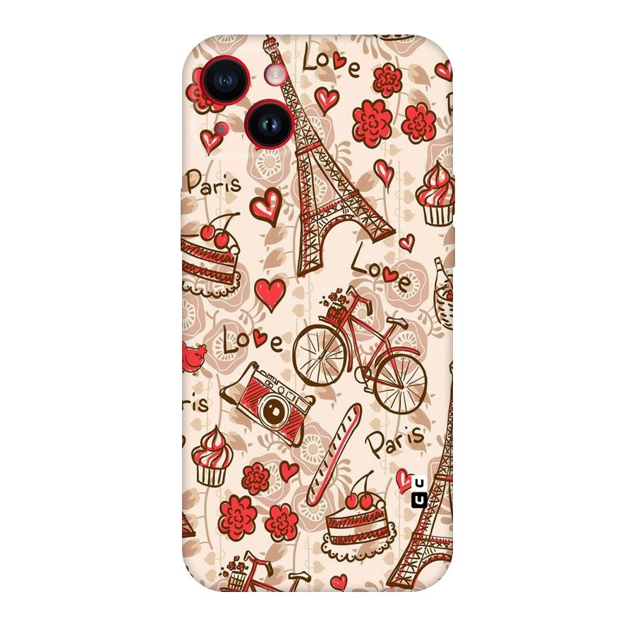 Red Peach City Original Polycarbonate Back Case for iPhone 14 Plus