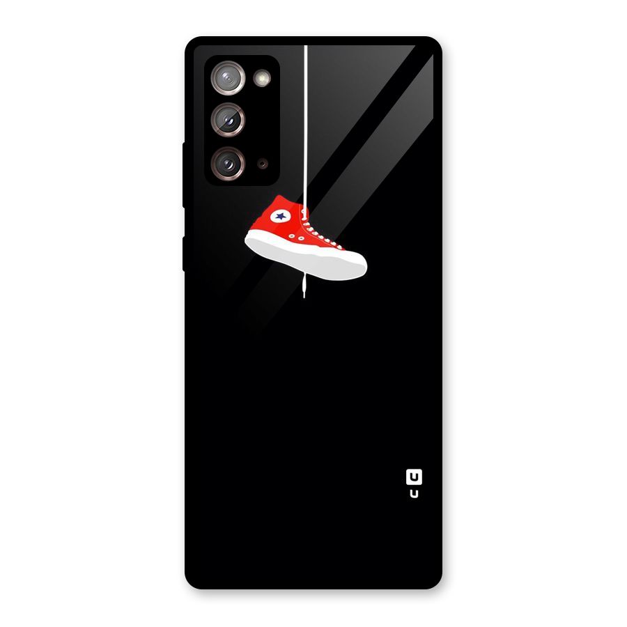 Red Shoe Hanging Glass Back Case for Galaxy Note 20