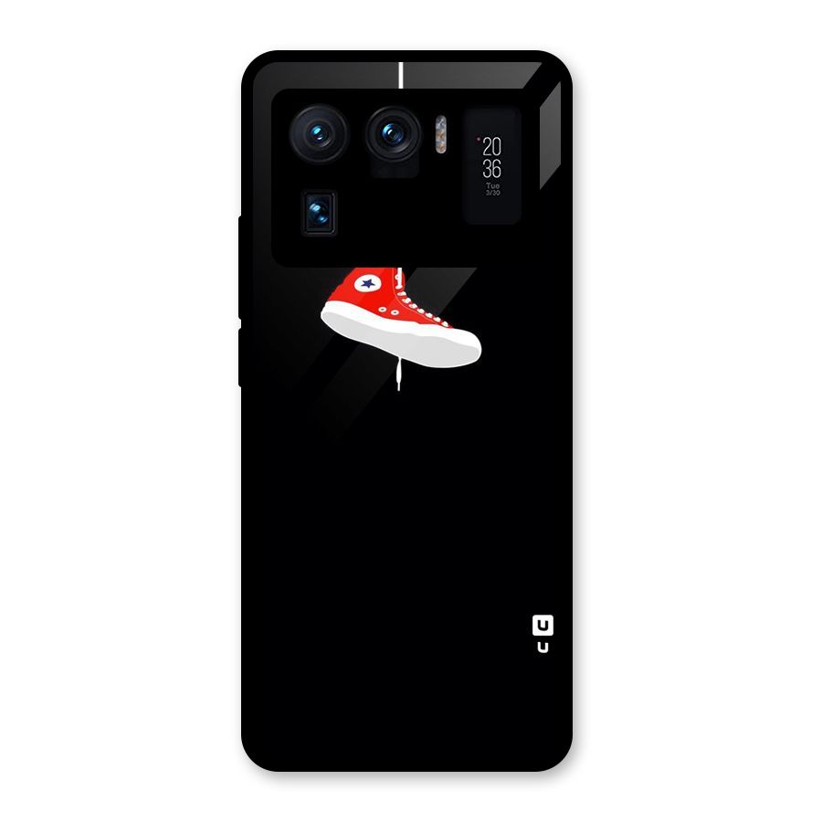Red Shoe Hanging Glass Back Case for Mi 11 Ultra