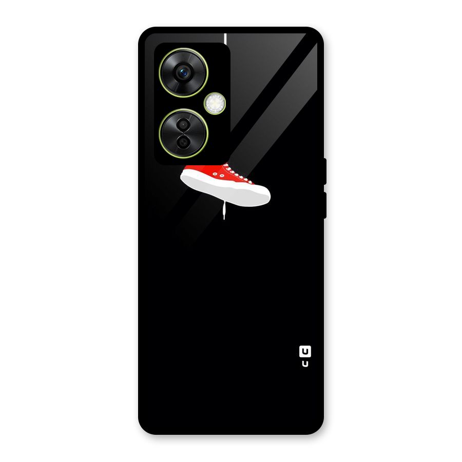 Red Shoe Hanging Glass Back Case for OnePlus Nord CE 3 Lite