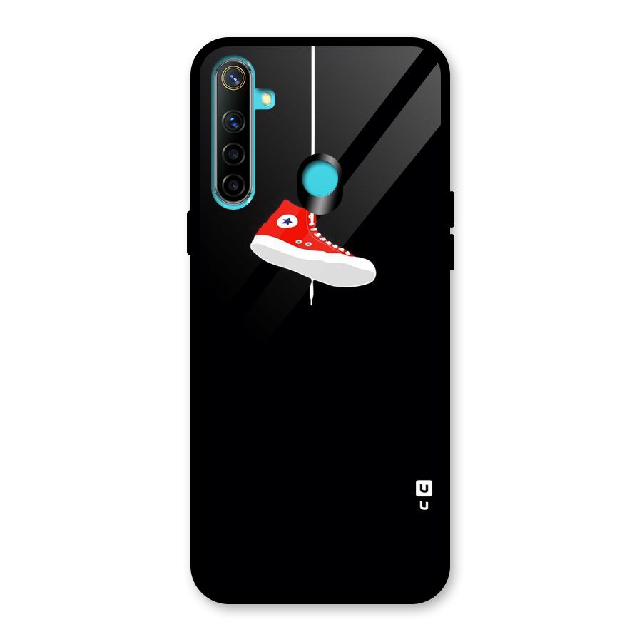 Red Shoe Hanging Glass Back Case for Realme Narzo 10