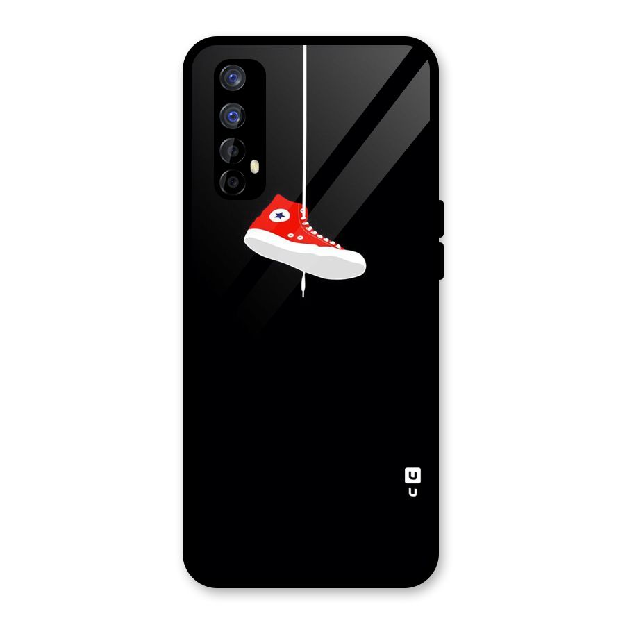 Red Shoe Hanging Glass Back Case for Realme Narzo 20 Pro