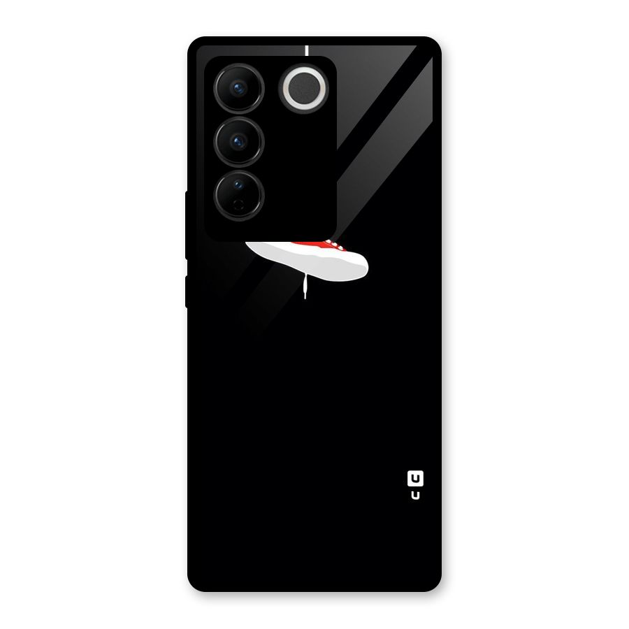 Red Shoe Hanging Glass Back Case for Vivo V27