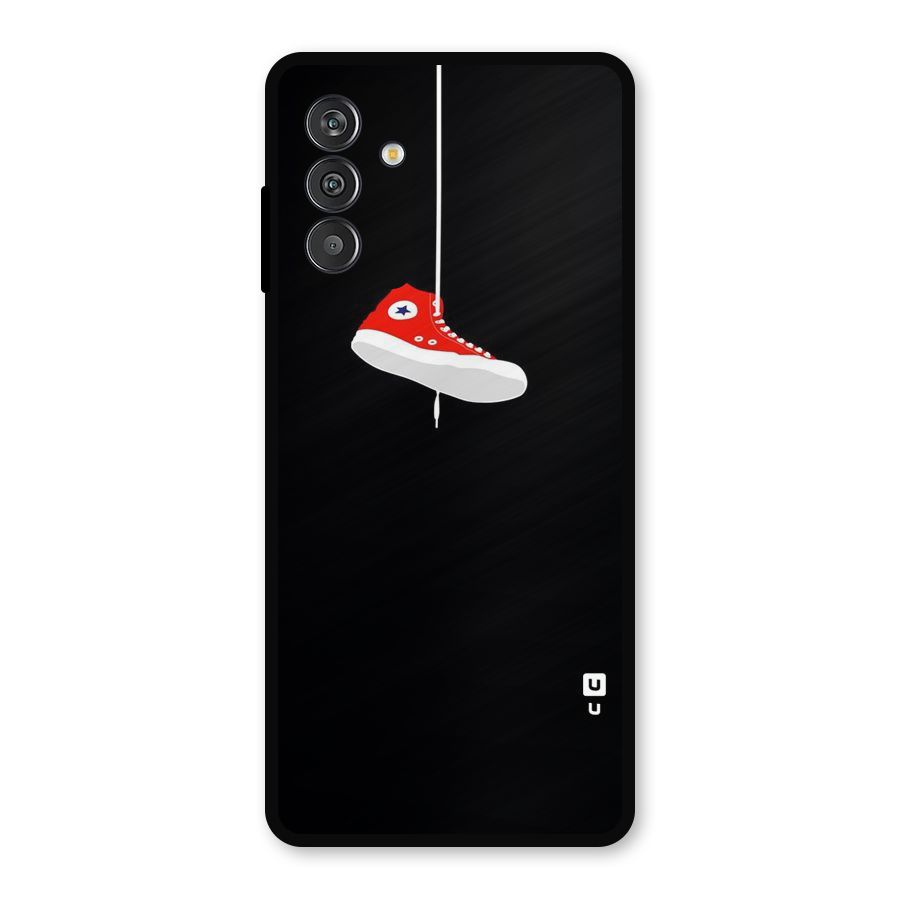 Red Shoe Hanging Metal Back Case for Galaxy F13