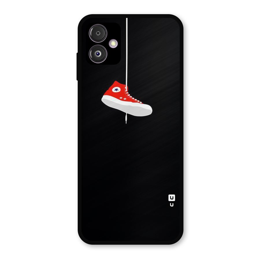 Red Shoe Hanging Metal Back Case for Galaxy F14