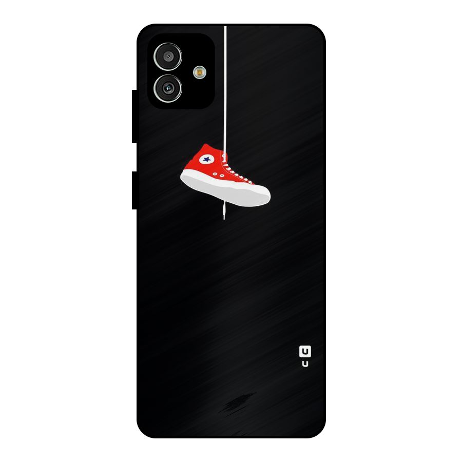 Red Shoe Hanging Metal Back Case for Galaxy M13 5G