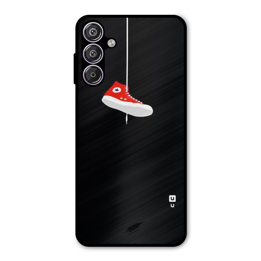 Red Shoe Hanging Metal Back Case for Galaxy M15