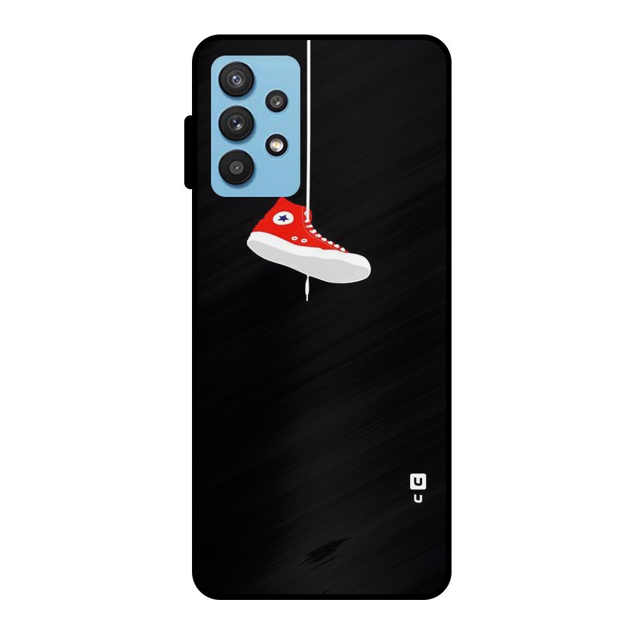 Red Shoe Hanging Metal Back Case for Galaxy M32 5G