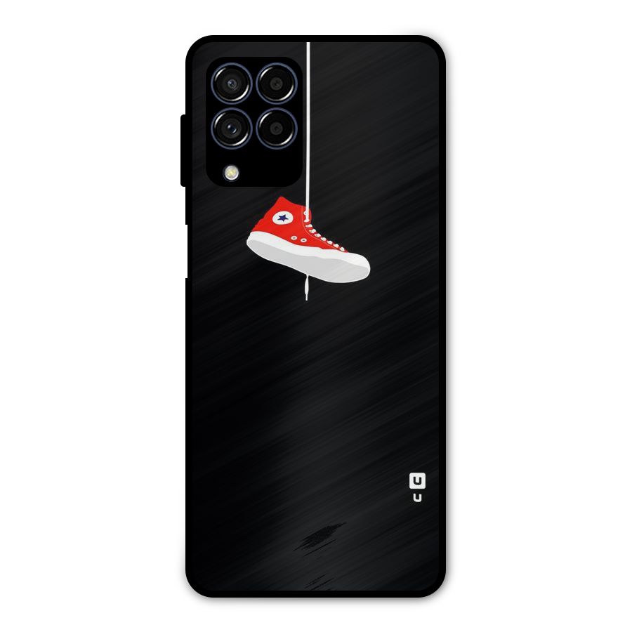 Red Shoe Hanging Metal Back Case for Galaxy M53 5G