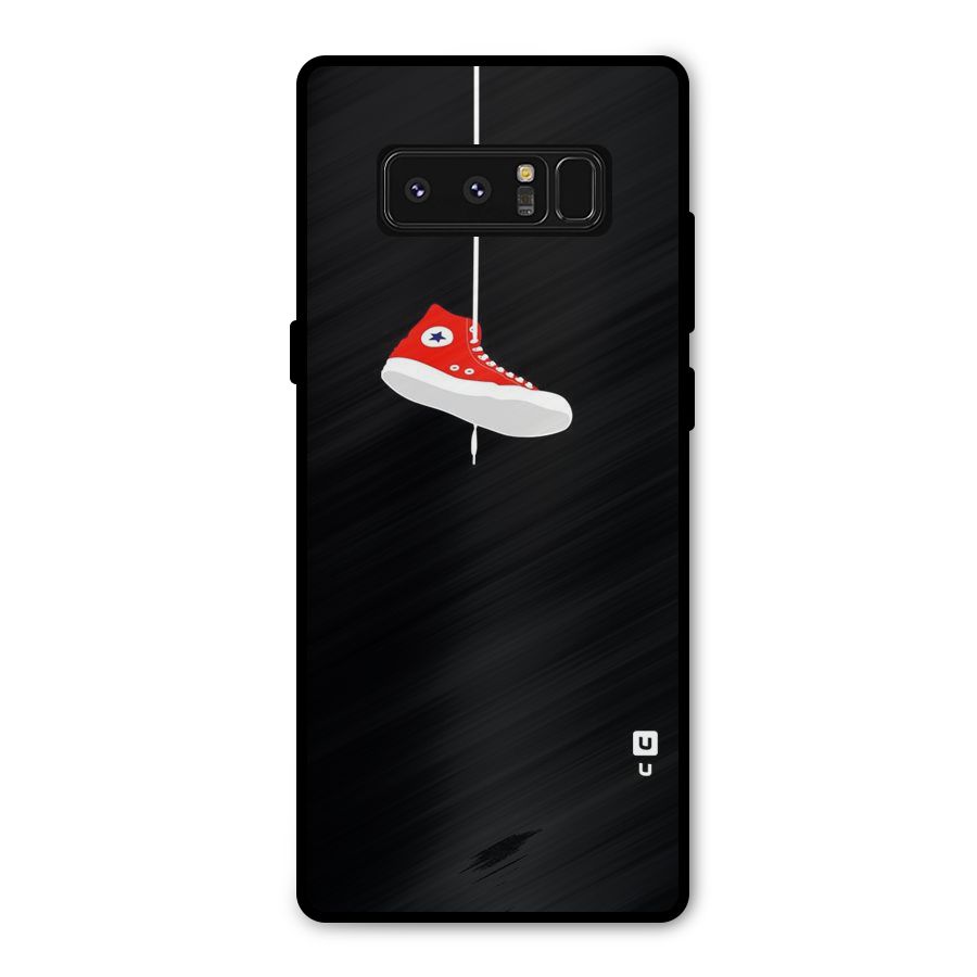 Red Shoe Hanging Metal Back Case for Galaxy Note 8