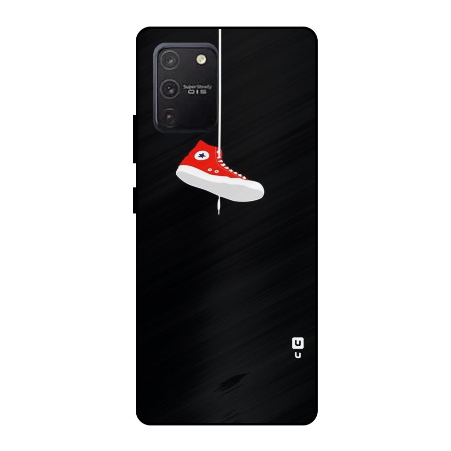 Red Shoe Hanging Metal Back Case for Galaxy S10 Lite