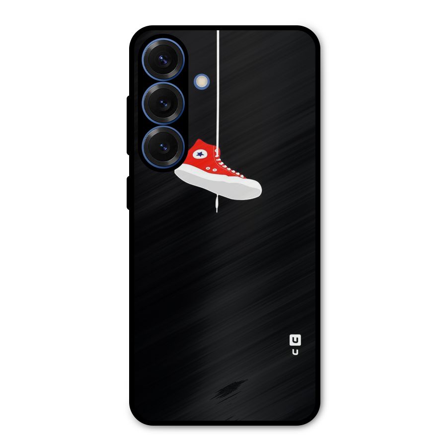 Red Shoe Hanging Metal Back Case for Galaxy S25