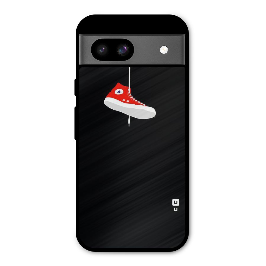 Red Shoe Hanging Metal Back Case for Google Pixel 8a